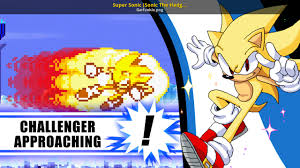 Tema principal de super smash bros. Super Sonic Sonic The Hedgehog 0 9 2 Super Smash Bros Crusade Mods