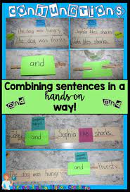 Get Hands On With Conjunctions Differentiation Station Creations Teaching Conjunctions Sentence Activities Compound Subjects And Predicates