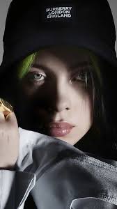 Blonde, singer, grey hair, luke, billie eilish, billy iles. Cute Billie Eilish Is Wearing Ash Color Dress And Black Cap And Gold Ring In Finger In White Background 4k Hd Celebrities Wallpapers Hd Wallpapers Id 39637