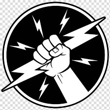 The symbols represent electrical and electronic components. Electricity Symbol Electrician Electrical Engineering Black And White Line Area Circle Silhouette Transparent Background Png Clipart Hiclipart