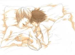 L X Light This Is Where I Get This Theory Of Mine That They Actually Must Be Lovers Death Note Fanart Death Note L Death Note Light