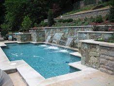 Get a free in home estimate today! 22 Pool Ideas Pool Landscaping Backyard Pool Hillside Pool