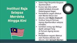 (1) sebagai pandangan hidup bangsa, yakni. Sejarah Tahun 5 Institusi Raja Perubahan Kedudukan Serta Peranan Raja Raja Melaju Dahulu Dan Kini Youtube