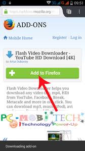 Adobe flash player is not available for firefox but there are some alternatives with similar functionality. Download Youtube Videos With Firefox Android Pcmobitech