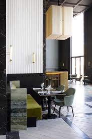 Monsieur Bleu By Joseph Dirand At Palais De Tokyo Paris France With An Enviable Location In The New Win Interior Design Restaurant Interior Hotels Design