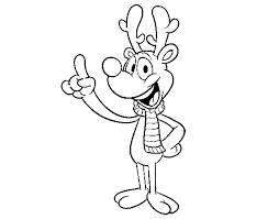 The spruce / miguel co these thanksgiving coloring pages can be printed off in minutes, making them a quick activ. Rudolph The Red Nosed Reindeer Coloring Page Coloringcrew Com