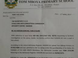 The kcpe 2019 results are officially being released by the education cabinet secretary george as has been the norm in kcpe results, the 2019 results can easily be accessed through an sms or in. Joho S Primary School Writes To Eacc Confirms Kcpe Results