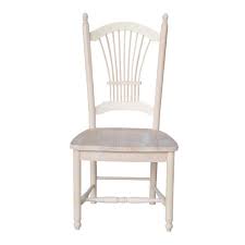 International Concepts Unfinished Wood Sheaf Back Dining Chair Set Of 2 C 1602p The Home Depot In 2020 Dining Chairs Dining Chair Set Wood Side Chair