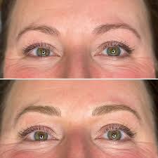 Baby Brows Enhanced ✨ My lovely client started her brow journey getting the  Powder technique (not by me) but realized she wanted more hair-like strokes  vs a makeup filled in look We