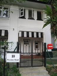 Black And White Architecture Singapore Black White Bungalows Colonial Exterior Colonial House White Houses