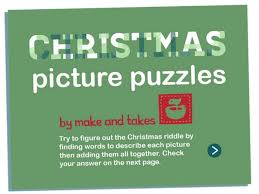 'tis the season for christmas riddles brain teasers! Christmas Picture Puzzles Interactive Pdf Make And Takes