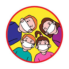 Cartoon Family In Protective Masks Behavior Boy Cartoon Png And Vector With Transparent Background For Free Download Family Cartoon Family Drawing Cartoon