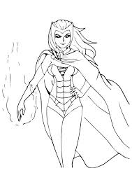 Scarlet Witch Witch Coloring Pages Avengers Coloring Marvel Coloring