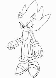 Sonic the hedgehog coloring pages (pdf download). Super Sonic The Hedgehog Coloring Pages Peepsburgh