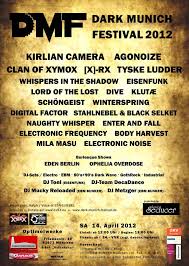 Angaben zum impressum des veranstalters. Dark Munich Festival 2012 Optimolwerke Munchen Am 14 04 2012 Bands Zeiten Location