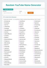 How do you pick a youtube channel name? Youtube Channel Name Generator Tools 100 Ideas