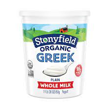 Dairy products are a fantastic source of fat for babies and young toddlers. Whole Milk Greek Plain 30oz Stonyfield