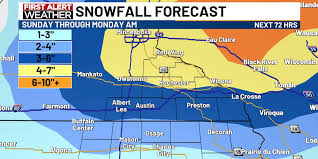 First Alert Day Sunday: Heavy snow and strong winds