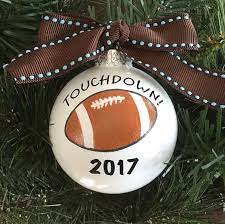 Wood football ornament with personalized jersey tag will make a one of a kind christmas gift. Pin On Christmas Ornaments