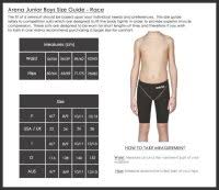 Nike Size Chart Womens Swimwear Team Uniforms Size