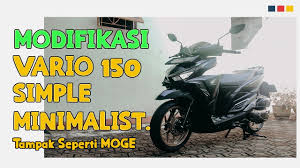 Modifikasi vario 110 125 150 techno cw fi esp airbrush ban via. Modifikasi Vario 150 Simple Rapi Keren Dan Tampak Elegant Moge Look Modif Low Budget Youtube