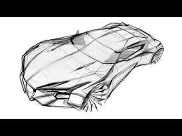 Birds Eye View Drawing Car How To Sketch A Car Alfa Romeo Bird Eye View Youtube 2020