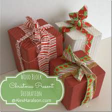 Size 14 x 11 x 11) 2.6 out of 5 stars 6. Alex Haralson Wood Block Christmas Present Decorations Wood Blocks Christmas Christmas Present Decoration Wooden Christmas Crafts