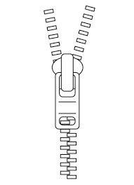 Zipper Coloring Page From Clothes And Shoes Category Select From 24848 Printable Crafts Of Cartoons Nature Anima Zipper Drawing Coloring Pages Zipper Tattoo