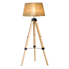 Shop target for tripod lamps floor you will love at great low prices. Homcom Tripod Floor Lamp Wooden Adjustable Modern Illumination Design E27 Bulb Compatible Cream Shade 99 143h