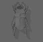 Molde de resina para decoración de insectos escarabajo hecho a mano