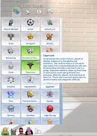 Into the sims 4 without it taking up trait slots, these zodiac signs are in the rewards . Zodiac Traits By Stormywarrior8 At Mod The Sims The Sims 4 Catalog
