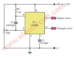 Ne566 Function Generator Voltage Controlled Oscillator Vco Circuit Function Generator Triangle Wave Voltage Controlled Oscillator