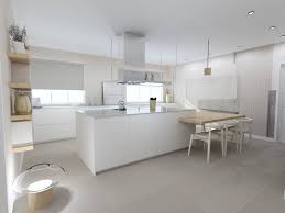 Islas de cocina fabricadas por grupo coeco. Cocina Santos Color Blanco Con Isla Y Encimera Dekton Zenith Mate Docrys Dc