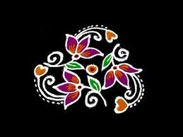 Ganesh Chaturthi Special Rangoli 5 Dots Simple Flower Rangoli Latest Rangoli Designs Youtube In 2020 Simple Flower Rangoli Flower Rangoli Rangoli Kolam Designs
