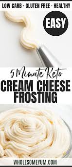 Low Carb Keto Cream Cheese Frosting Without Powdered Sugar Keto Cream Frosting Without Powdered Sugar Low Carb Keto