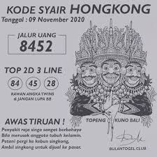 Syair Togel Hk 09 November 2020 Prediksi Syair Manadototo November Buku Kamis