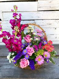 Colorful original stylish floral background print, bright rainbow colors on white. Butterfly Garden Basket Flower Delivery Largo Fl Rose Garden Florist