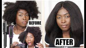 Pressing natural hair with a hot comb | flat iron. Trying A High Tech Straightening Comb For Natural Hair Did Not Expect This Youtube