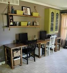 Turn Your Home Office Into A Functional Work Space With This Multi User Desk Home Office Home Office Desks Home Office Furniture Home