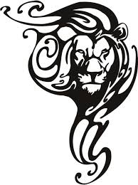 Tribal Animals Lion Tribal Animals Wall Stickers Wall Art Decals Transfers Ebay Lion Tattoo Design Tribal Lion Tattoo Tribal Lion