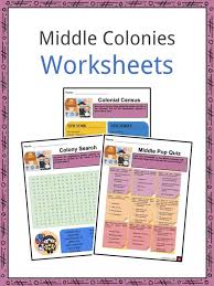 This word search also doubles as a coloring book!. Middle Colonies Facts Worksheets Background Economy For Kids