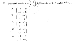 Matriks persegi dengan ukuran 3 x 3 memiliki 9 anggota, yang terbagi dalam 3 baris dan 3 kolom. Andrologi Cyberschool Diketahui Matriks A Facebook
