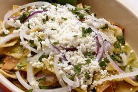 Green Chilaquiles In Roasted Tomatillo Sauce Mexican Food Recipes Authentic Mexican Food Recipes Mexican Cooking
