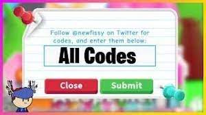 Tap on the button and copy and paste or manually enter any of the codes from above. Roblox Adopt Me All Codes 2019