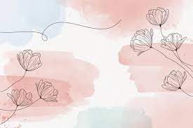 Baixe Fundo Pastel Suave Com Flores Gratuitamente In 2021 Floral Watercolor Background Pastel Background Watercolor Flower Background