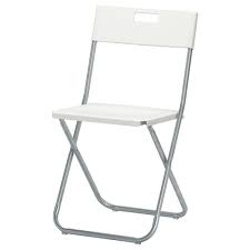 Gunde Chaise Pliante Blanc Chaise Pliante Chaise Pliante Ikea Diner En Blanc