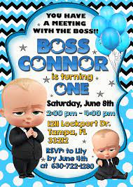 The animation movie baby boss attract the interest of many. Blank Boss Baby Invitation Template Novocom Top