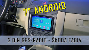 2din Gps Android Radio Seicane How To Mounting Skoda Fabia Youtube
