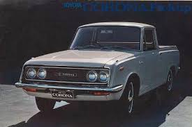 Check it out in their garage: Transpress Nz 1968 Toyota Corona Pickup