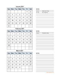 Format excel dapat dengan mudah dalam melakukan pengeditan, ini membuat bapak dan ibu guru memilih menggunakan format ini. Free Download 2021 Excel Calendar 3 Months In One Excel Spreadsheet Vertical